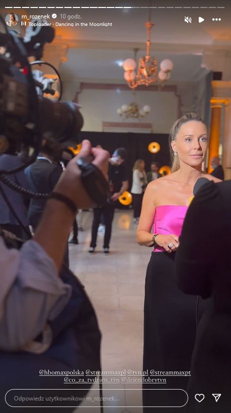 Małgorzata Rozenek i Paulina Krupińska na europejskiej premierze. Byli z nimi mężowie