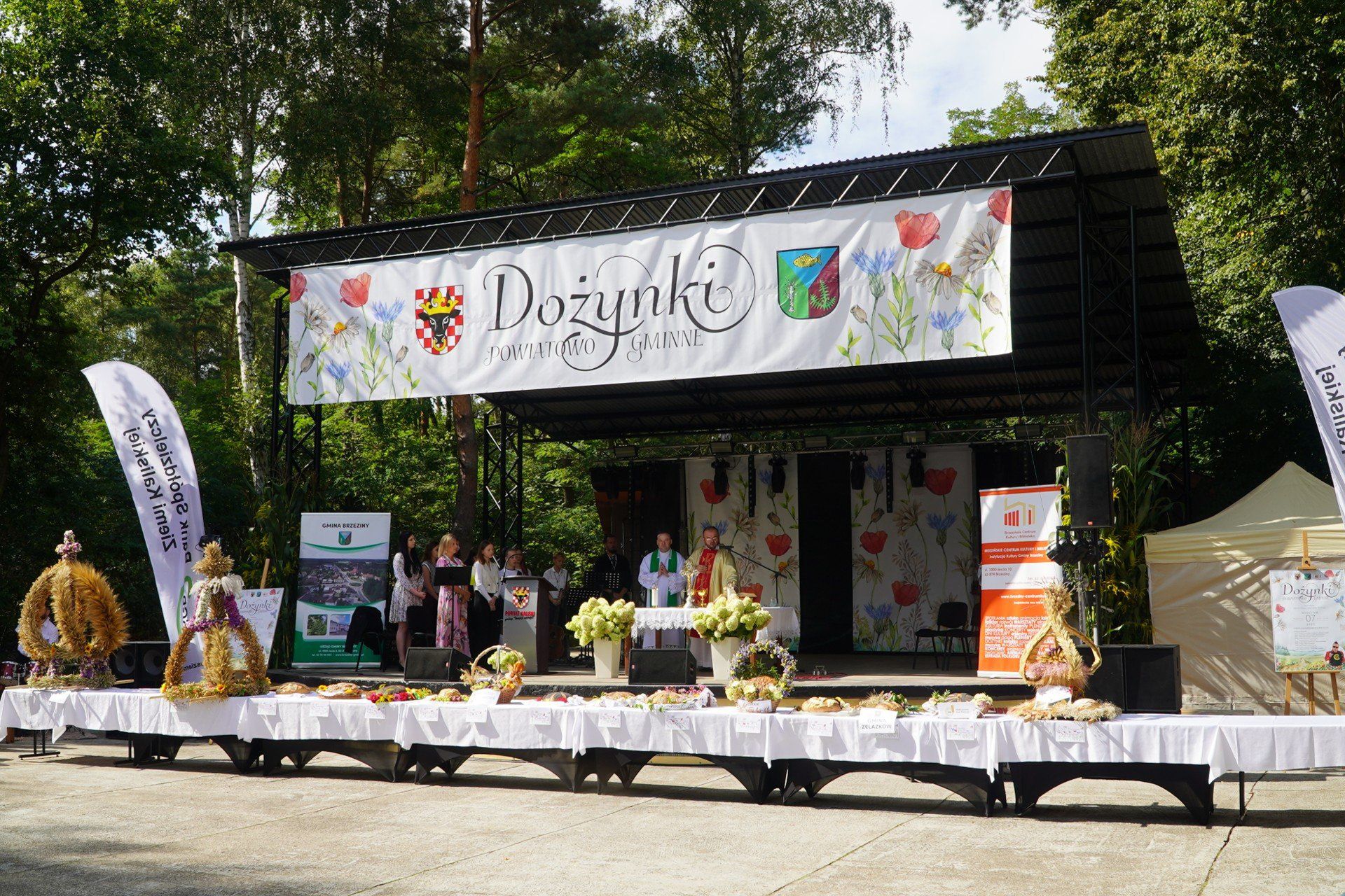 Powiatowo-gminne dożynki w Brzezinach
