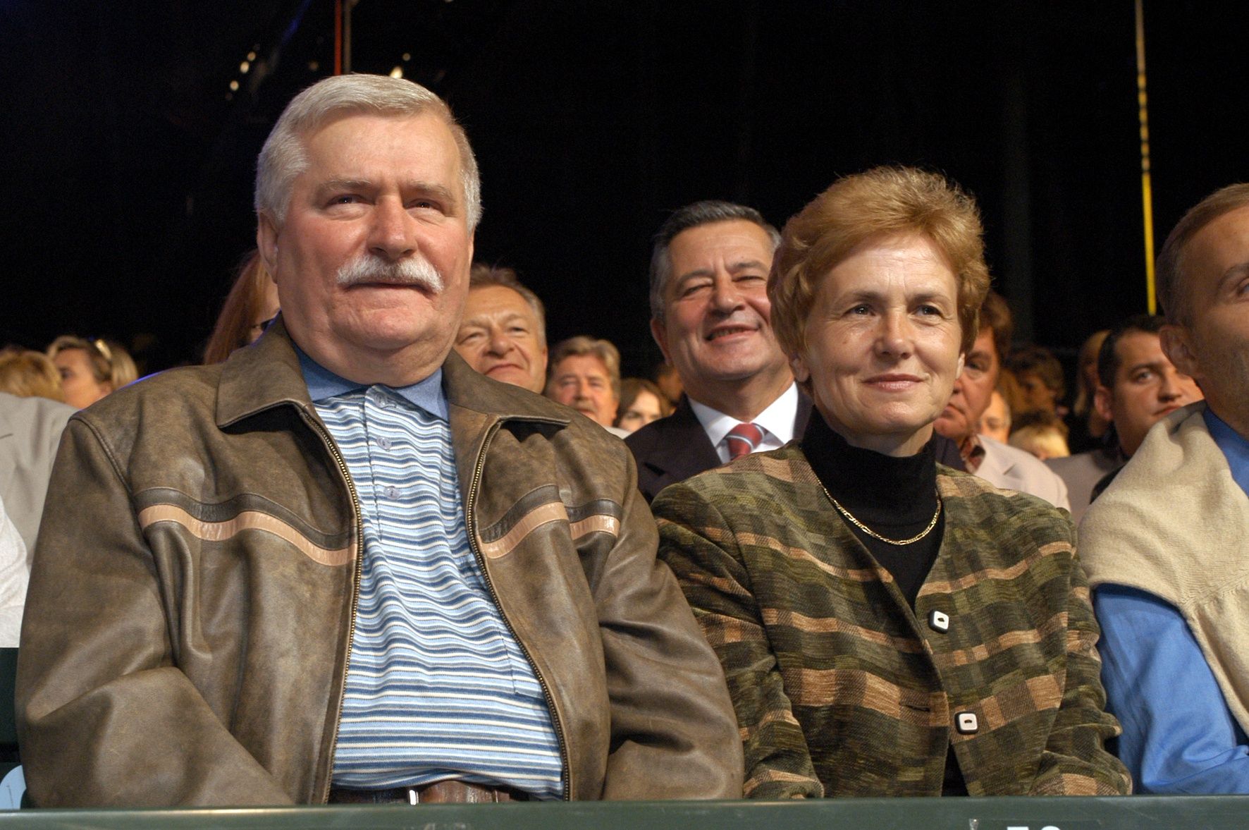 Lech Wałęsa z żoną Danutą