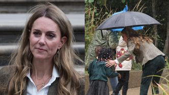Księżna Kate zaskoczyła czułym gestem podczas wizyty w Londynie. Tak zachowała się wobec dziewczynki