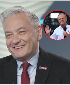 Tusk "zjada" koalicjantów? Biedroń zaczął się śmiać