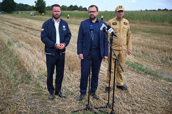 Prokuratura o wybuchu w Osinach. "Podejrzenie, że to dron wojskowy"