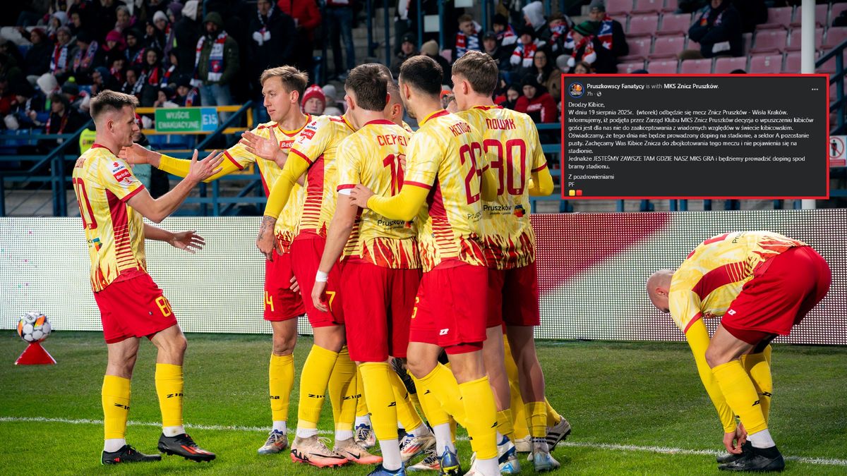 Getty Images / Getty Images / Pruszkowscy Fanatycy / Na zdjęciu: Kibice Znicza Pruszków bojkotują mecz z Wisłą Kraków