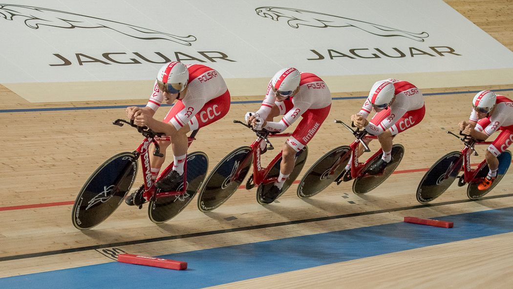 Materiały prasowe / www.pruszkow2019.pl / Na zdjęciu: polscy kolarze torowi