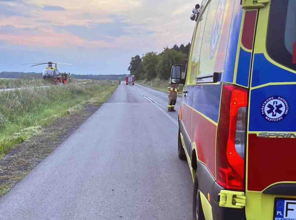 Sulechów. Śmiertelny wypadek. Nie żyje motocyklista