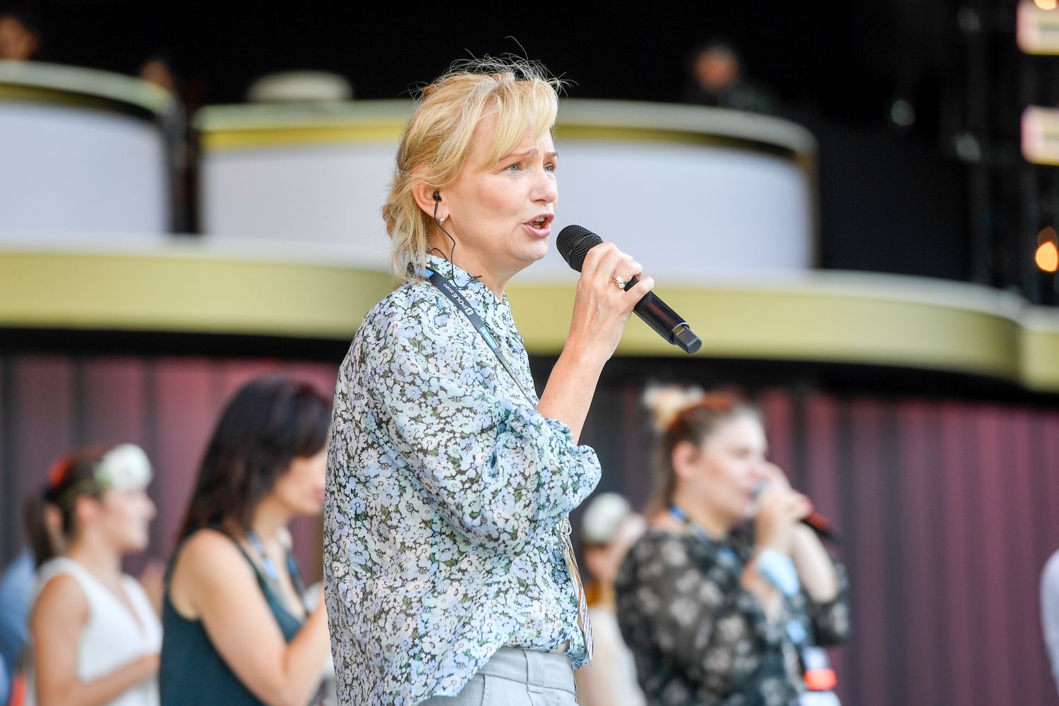 Katarzyna Żak - próby przed drugim dniem festiwalu w Opolu