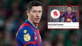 Hiszpanie bez hamulców o "Lewym". Dali mu czerwoną kartkę