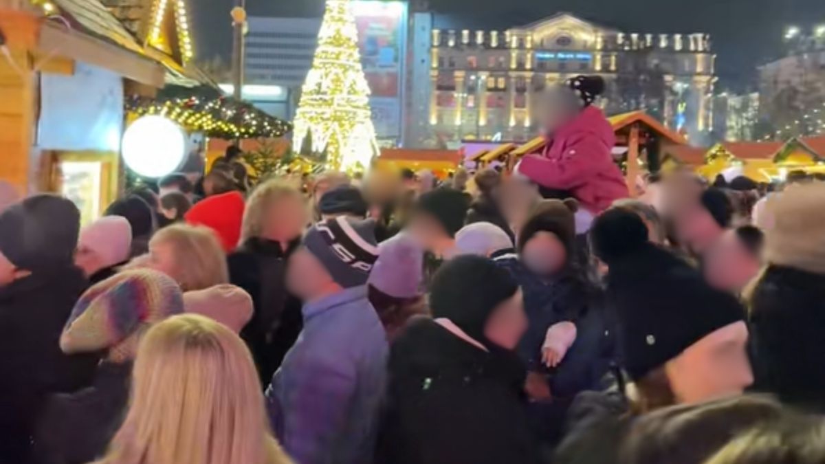 Szybko chciała uciekać z jarmarku w Warszawie.