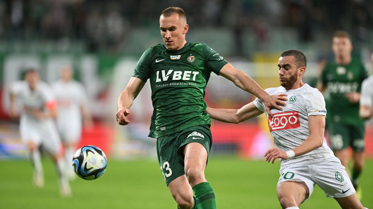 PAP / Maciej Kulczyński / Na zdjęciu: Jehor Macenko przedłużył kontrakt ze Śląskiem Wrocław