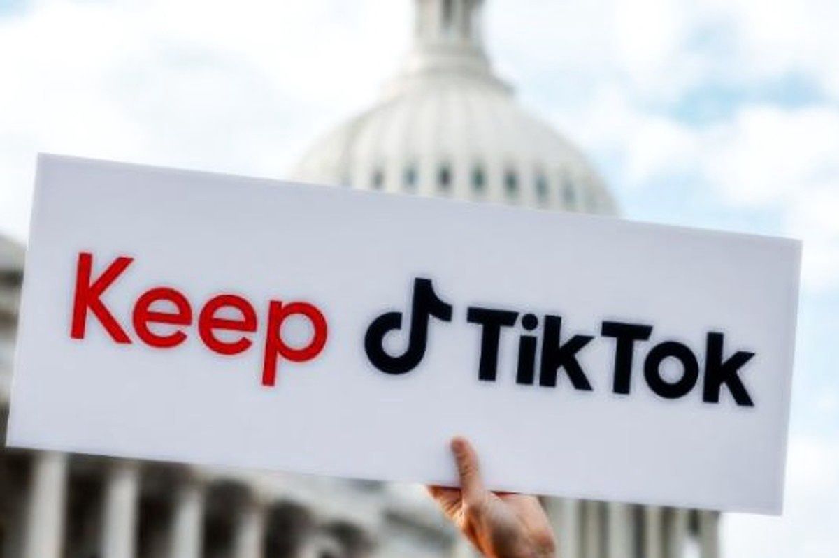 Protesty przeciwko blokadzie TikTok