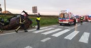 Pięć osób rannych w wypadku na trasie Opatów – Kolbuszowa [Fotogaleria]