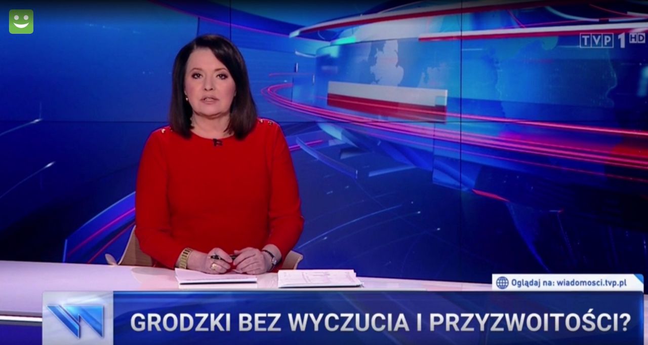 "Wiadomości" przeszły same siebie. Grodzki, Tusk i Auschwitz