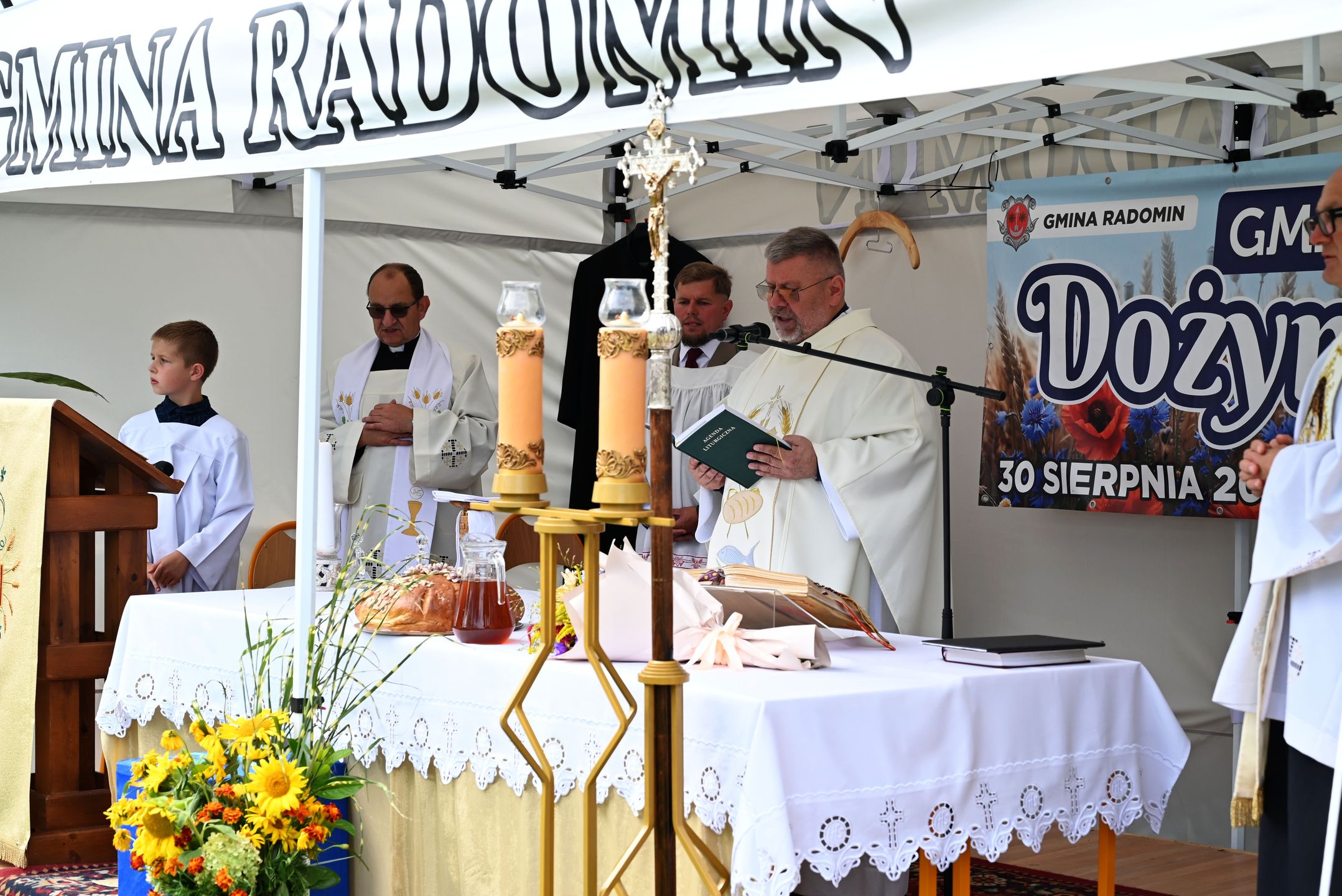 Gospodarzem dożynek gminy Radomin było Płonne