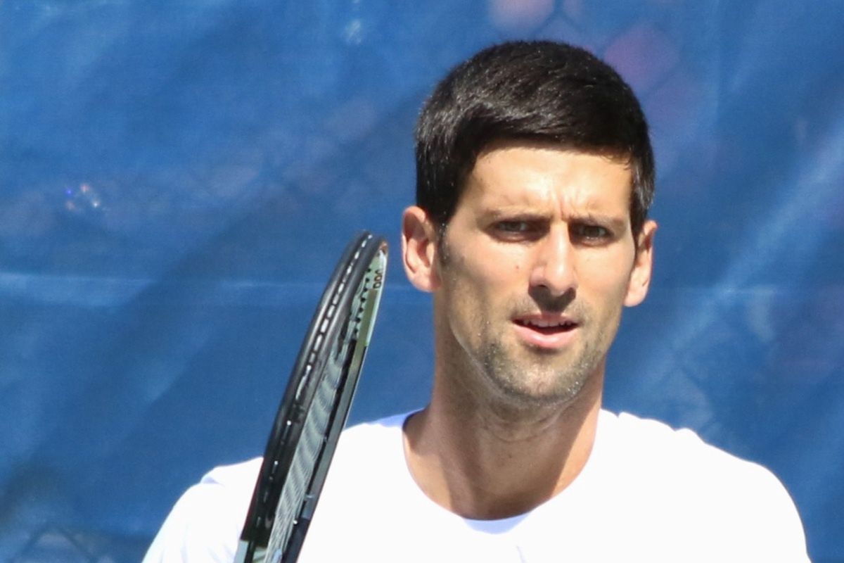 Djoković w akcji