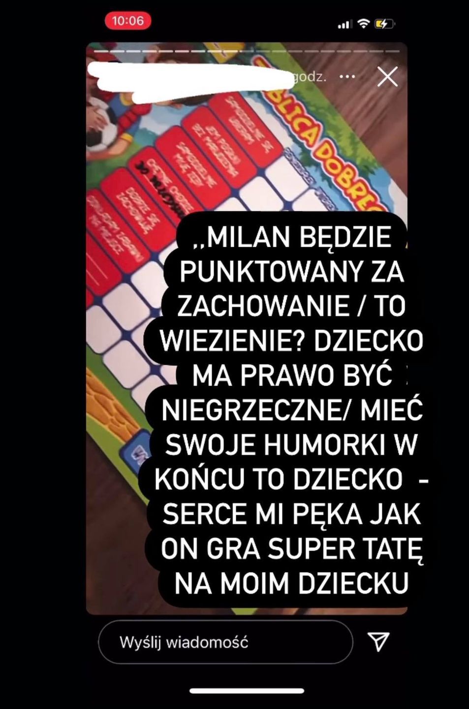 Esmeralda Godlewska pogrąża ojca swojego dziecka