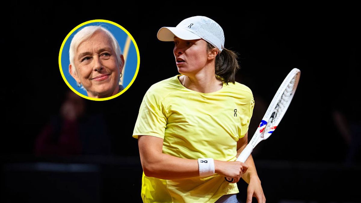 Getty Images / Robert Prange / Na zdjęciu: Iga Świątek i Martina Navratilova
