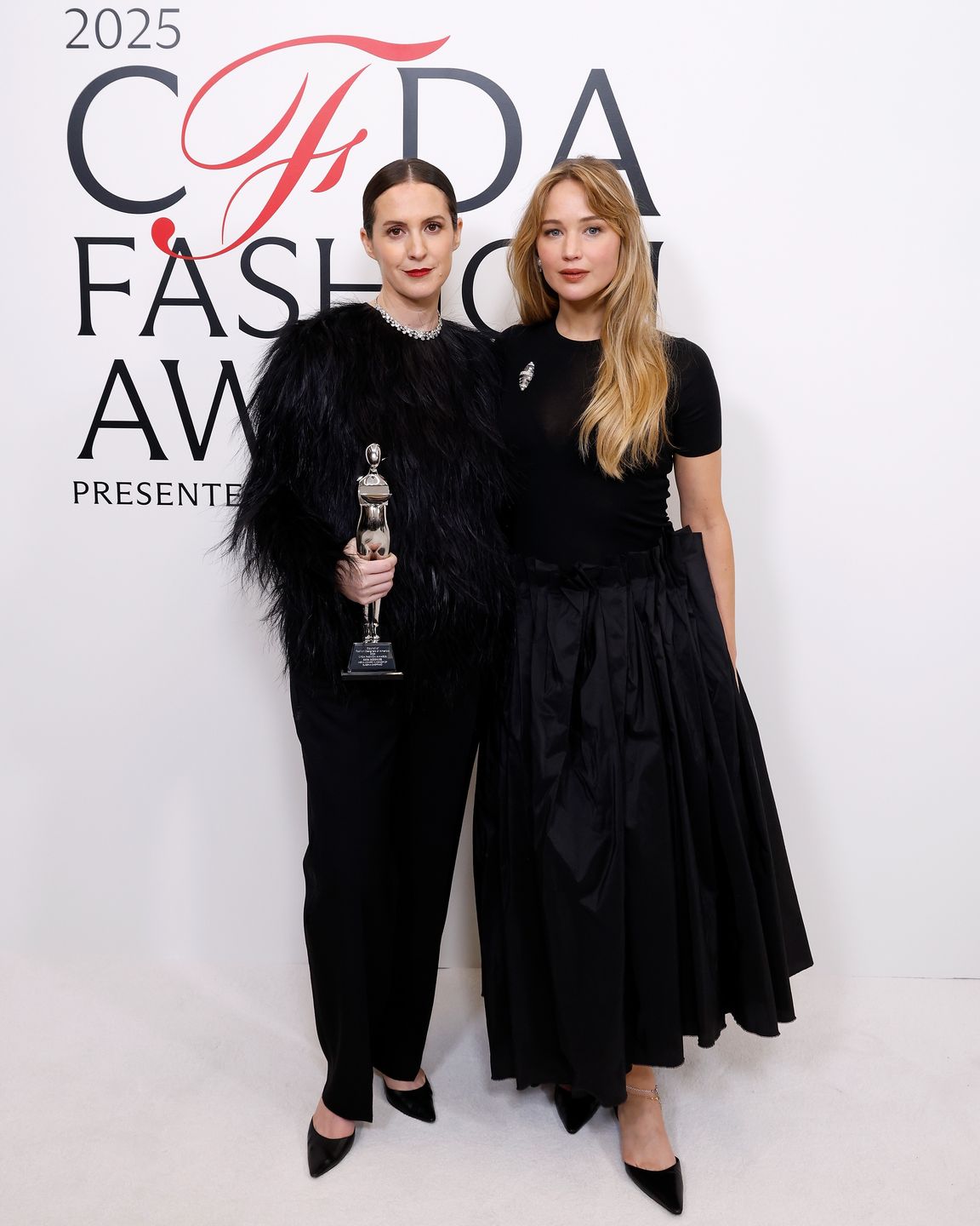 Sara Moonves i Jennifer Lawrence  na 2025 CFDA Awards