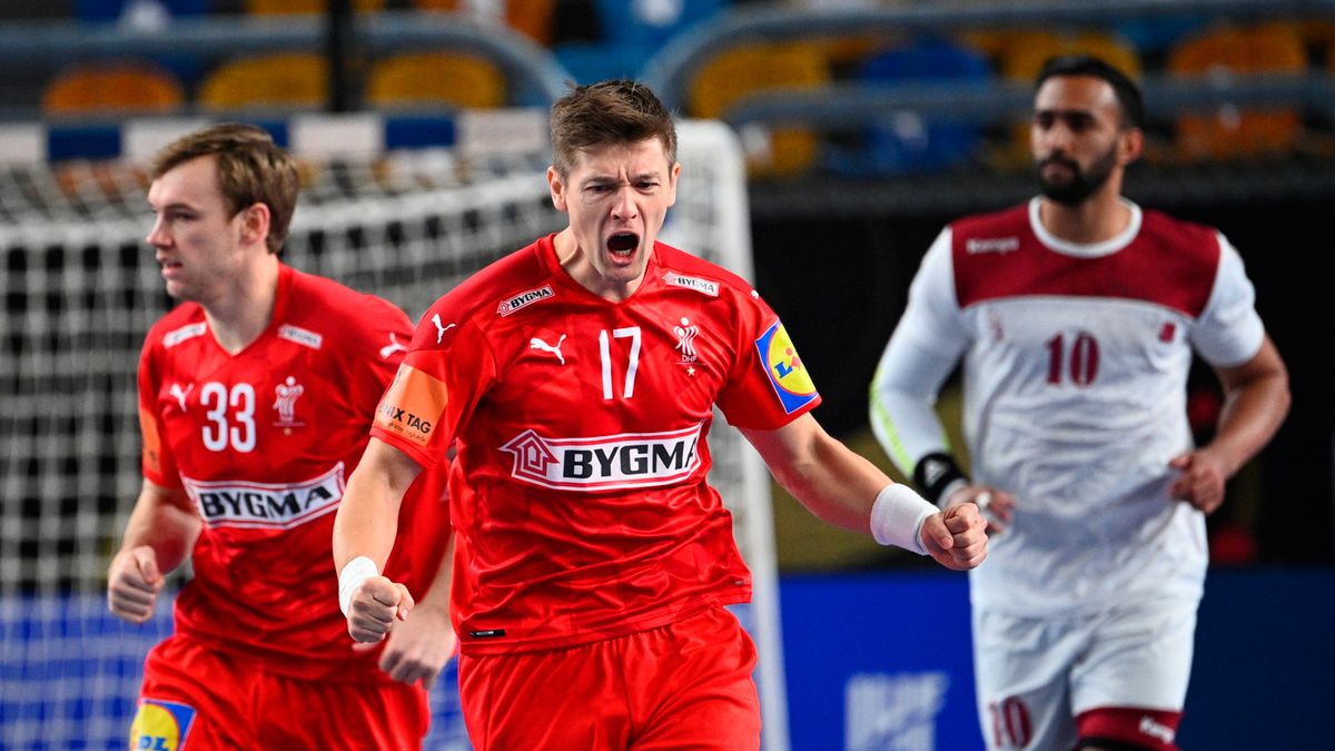 PAP/EPA / Anne-Christine Poujoulat / Na zdjęciu: Lasse J. Svan cieszy się z bramki