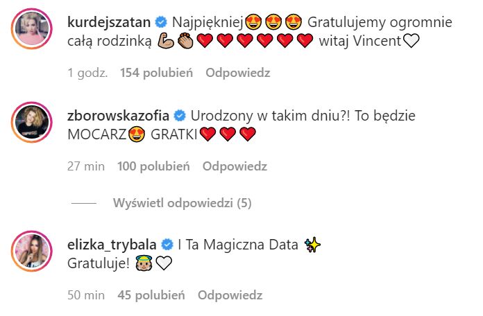 Gwiazdy gratulują Joannie Opozdzie 