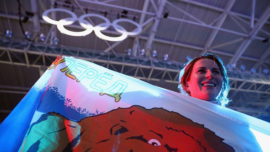 Zdjęcie okładkowe artykułu: Getty Images / Dean Mouhtaropoulos / Na zdjęciu: Inna Derigłazowa celebrująca złoto na igrzyskach w Rio