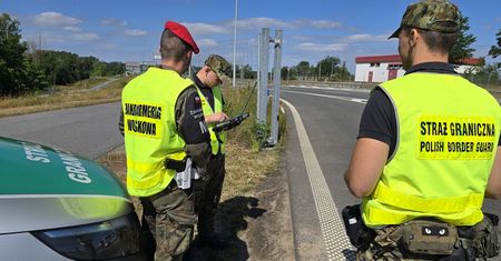 Kontrole na polsko-niemieckiej granicy. W operacji uczestniczy 800 strażników