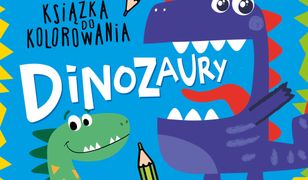 Książka do kolorowania. Dinozaury
