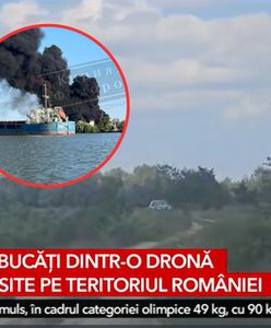 Rosyjski dron rozbił się na terytorium Rumunii