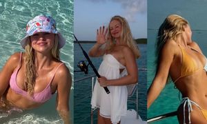 Julia Tychoniewicz z wędką w dłoni pozdrawia z Bahamów i pozuje w bikini. Fajnie ma? (ZDJĘCIA)