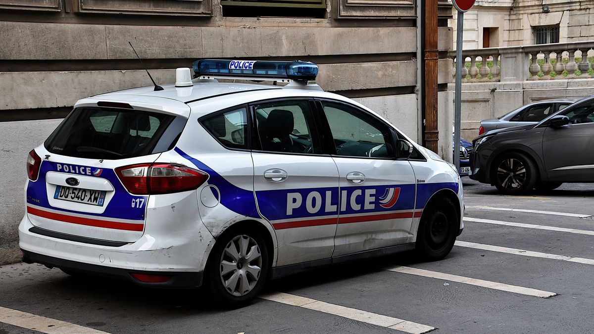 MARSEILLE, FRANCE - 2023/11/12: A police car is seen on a street in Marseille. (Photo by Gerard Bottino/SOPA Images/LightRocket via Getty Images)
