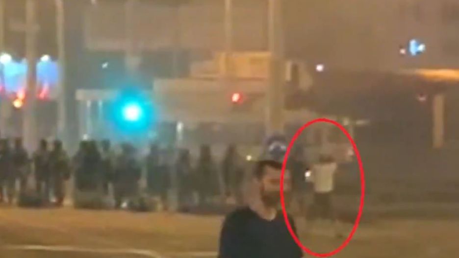 Białoruś: nagranie pokazujące śmierć demonstranta