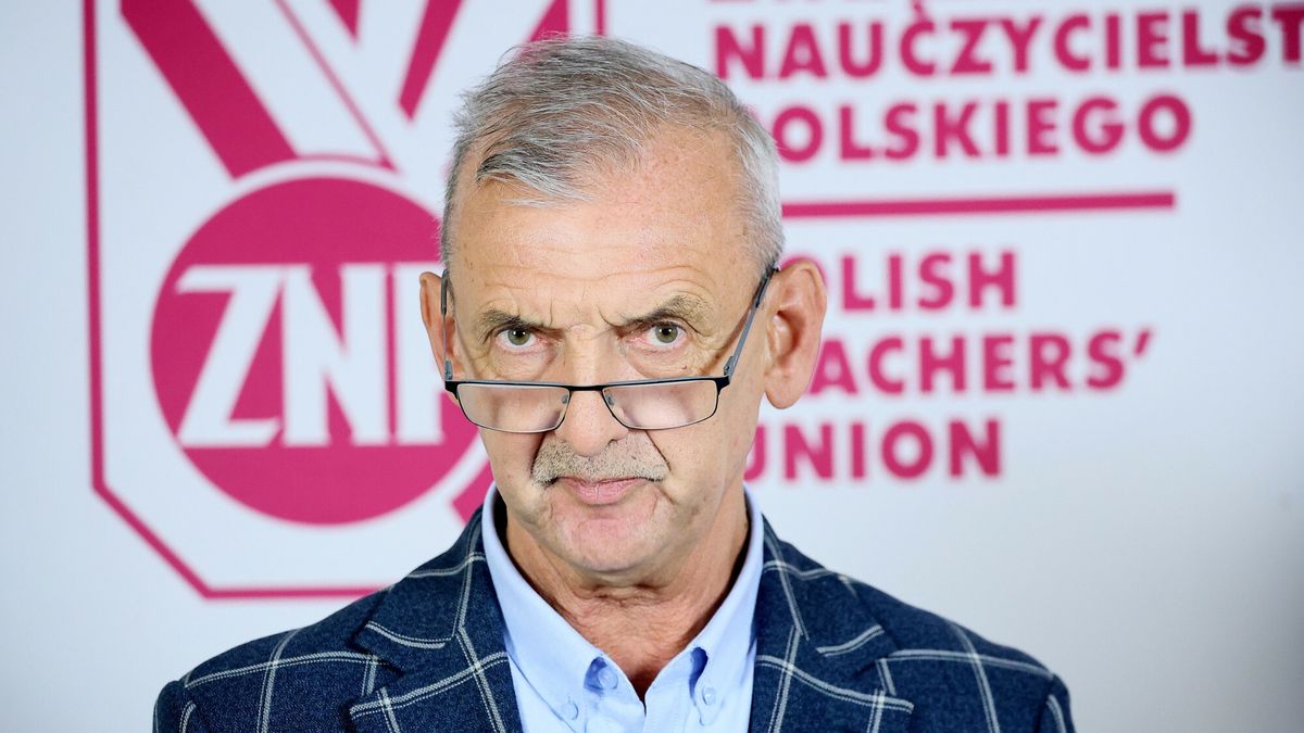 Sławomir Broniarz, szef ZNP