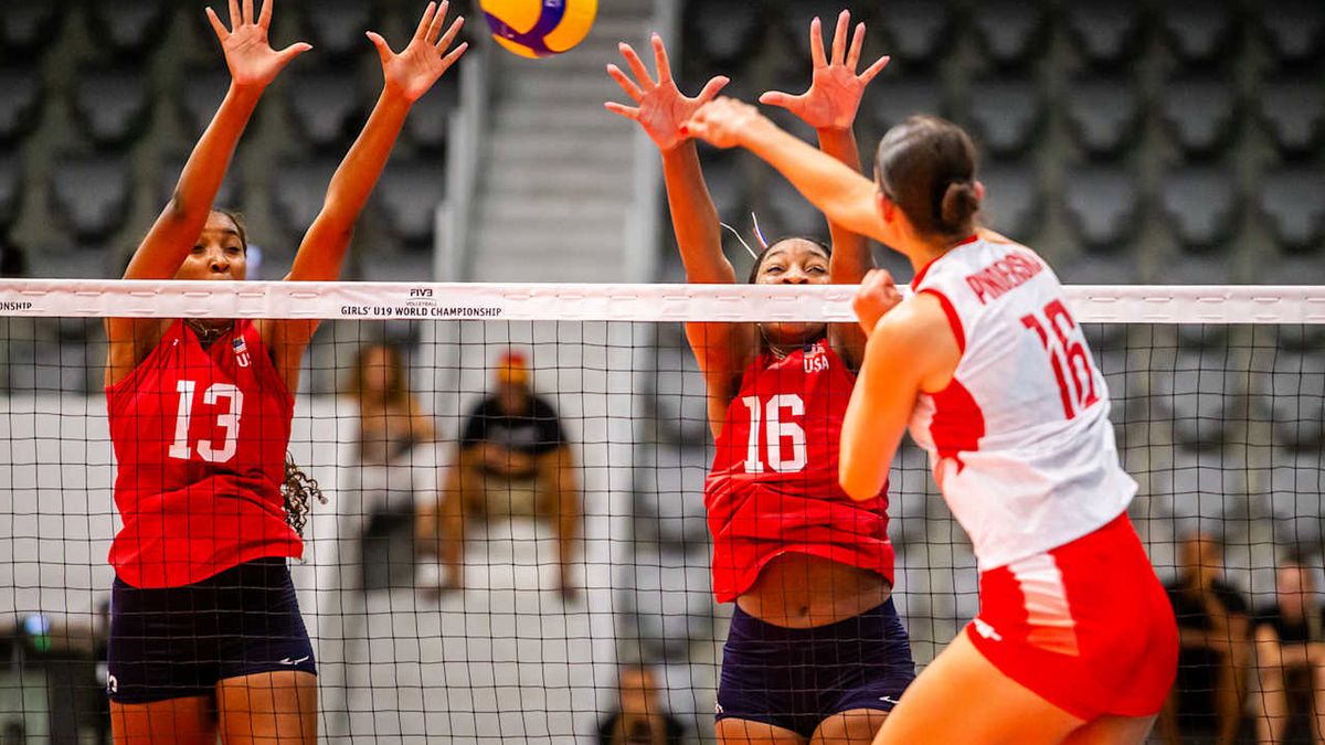 Materiały prasowe / VolleyballWorld / Mecz USA - Polska na MŚ U-19