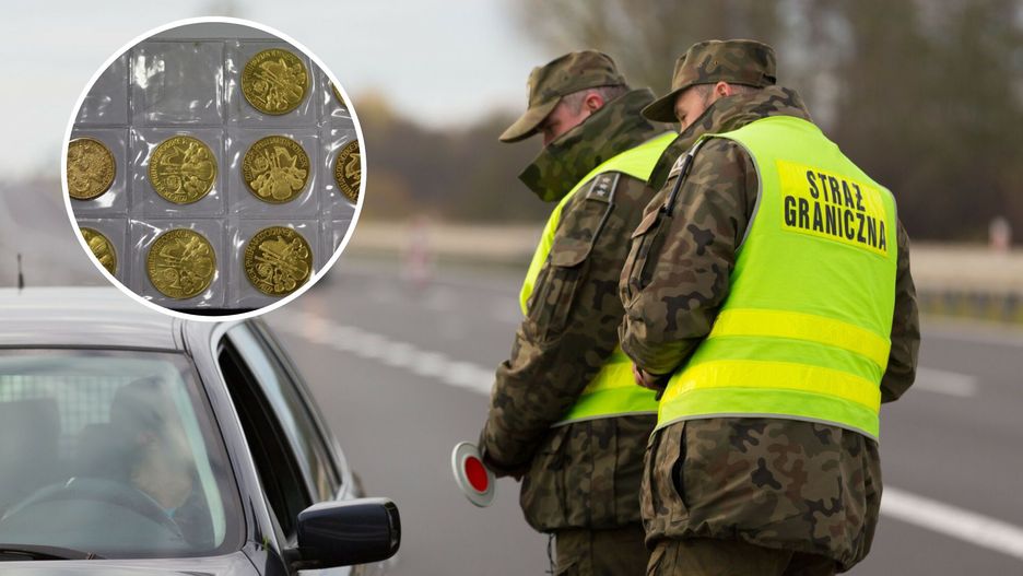 68-latka ukryła monety pod odzieżą wierzchnią. Została złapana na granicy
