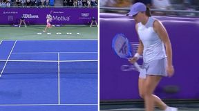 Świątek zmusiła Rosjankę do błędu. Świetna wymiana w finale [WIDEO]