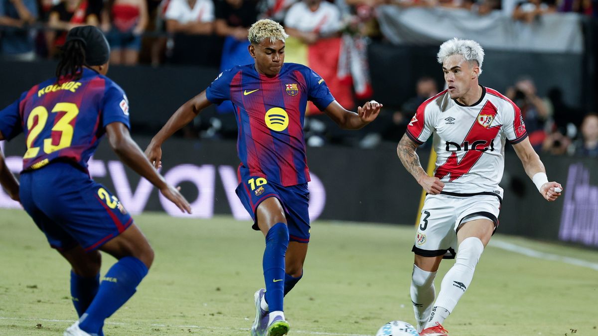 PAP/EPA / PAP/EPA/CHEMA MOYA / Lamine Yamal otworzył wynik meczu