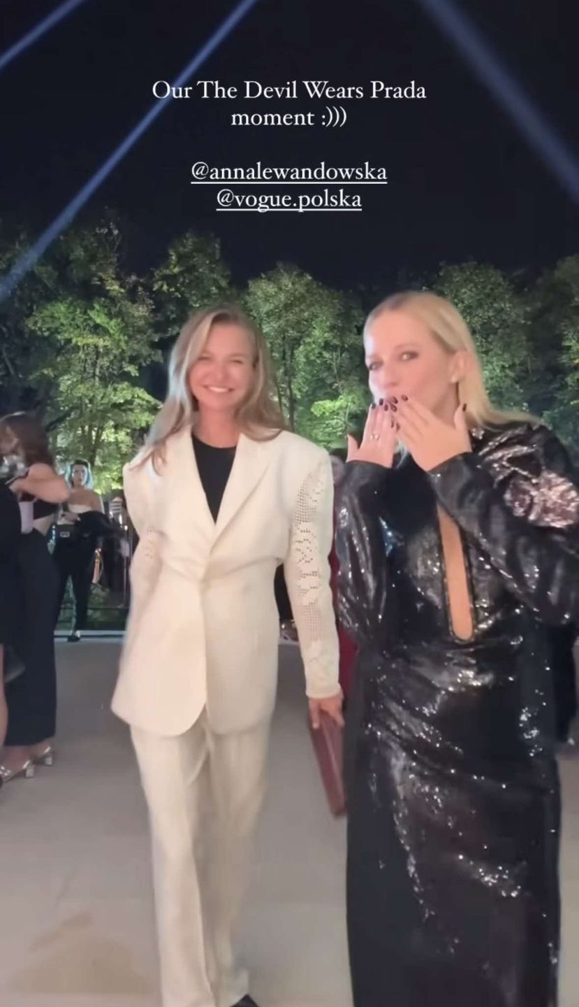 Anna Lewandowska na evencie Vogue September Issue