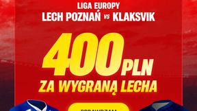 Kurs 200.00 na wygraną Lecha z Klaksvik! Odbierz maksymalny bonus 400 zł
