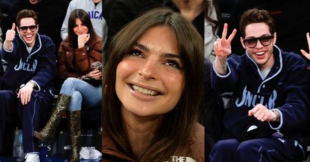 Pete Davidson i odmieniona Emily Ratajkowski debiutują na meczu NBA JAKO PARA (ZDJĘCIA)