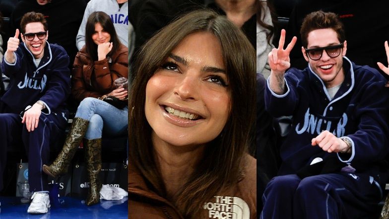 Pete Davidson i odmieniona Emily Ratajkowski debiutują na meczu NBA ...