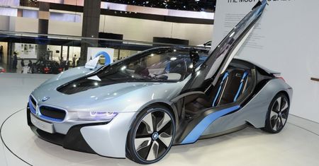 BMW i8 we Frankfurcie