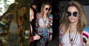 Paris Jackson w hipisowskiej stylizacji zmierza na urodziny matki Paris Hilton