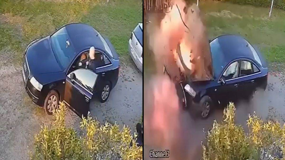 Auto eksplodowało niemal od razu po ruszeniu