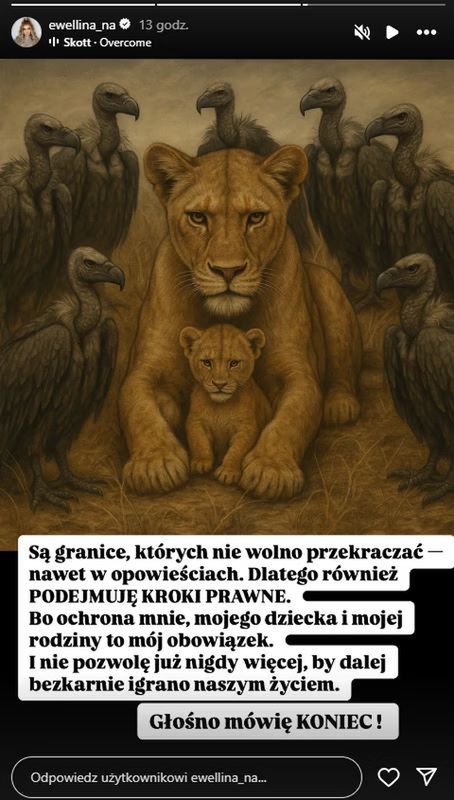 Oświadczenie Eweliny Martyniuk 