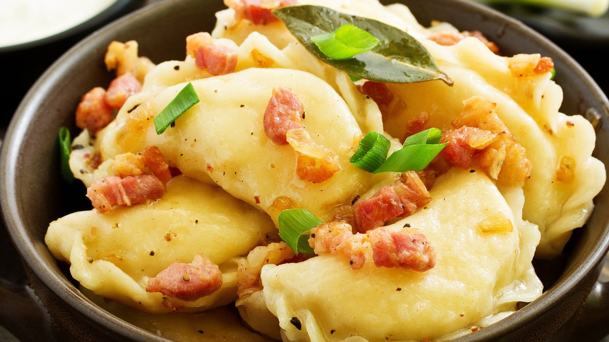 Pierogi z pokrzywą i twarogiem