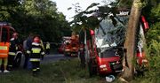 Wypadek autobusu z niemieckimi turystami