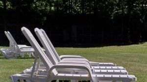 Biuro w składanym eko - leżaku 1