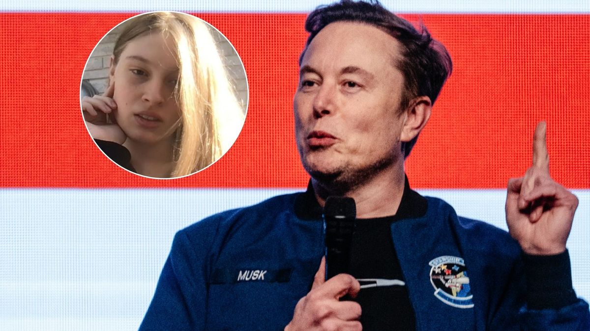 Córka Muska zapozowała w bieliźnie.