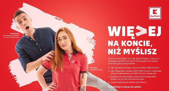 Kaufland reklamuje się jako miejsce pracy