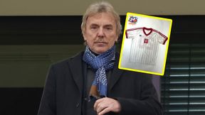 W takiej koszulce Boniek błyszczał na MŚ. Licytacja na rzecz WOŚP