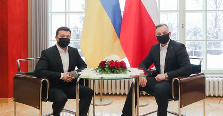 Po spotkaniu z Wołodymyrem Zełenskim. Andrzej Duda: Ukraina może liczyć na wsparcie